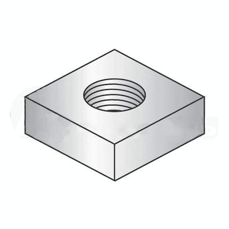 Newport Fasteners Machine Screw Nut, #6-32, Steel, Zinc Plated, 0.114 in Ht, 10000 PK 257991-BR-10000